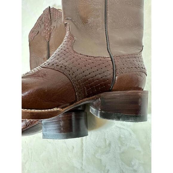 Women’s Sz 22.5 US Sz 6 Don Cuco Mexican Wester Cowboy Leather Boots main image 5
